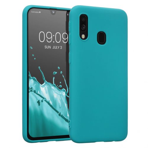 Калъф Kwmobile за Samsung Galaxy A40, Силиконов, Зелен, 48547.57