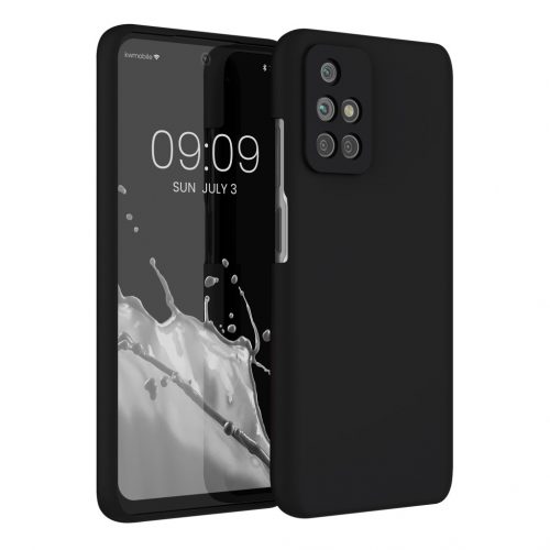 Калъф Kwmobile за Xiaomi Redmi 10 5G, силиконов, черен, 56153.01