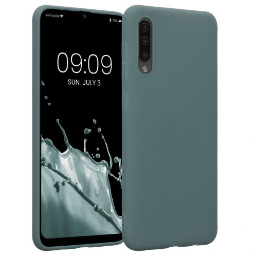 Калъф Kwmobile за Samsung Galaxy A50, Силиконов, Зелен, 48054.171