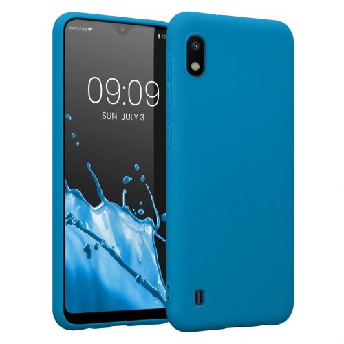 Калъф Kwmobile за Samsung Galaxy A10, силиконов, син, 49814.224