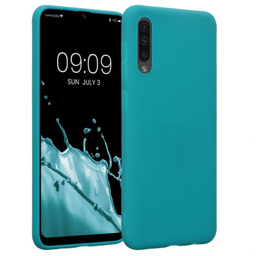 Калъф Kwmobile за Samsung Galaxy A50, Силиконов, Зелен, 48054.57