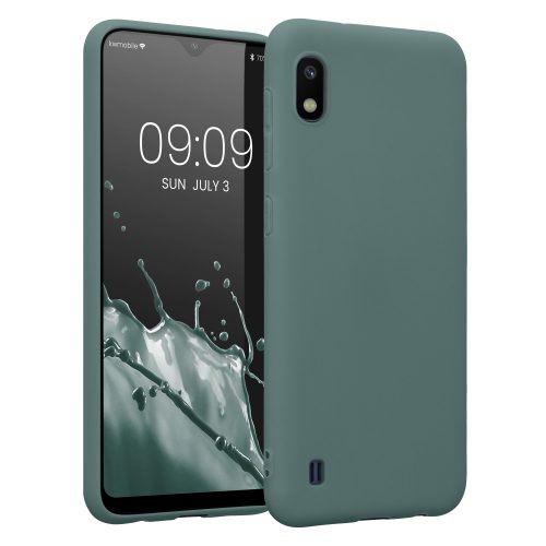 Калъф Kwmobile за Samsung Galaxy A10, Силиконов, Зелен, 49814.171