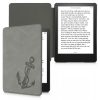 Капак за Amazon Kindle Paperwhite 11, Kwmobile, сив, еко кожа, 56257.09