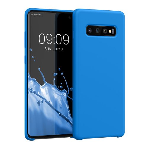 Калъф Kwmobile за Samsung Galaxy S10 Plus, силиконов, син, 49028.157