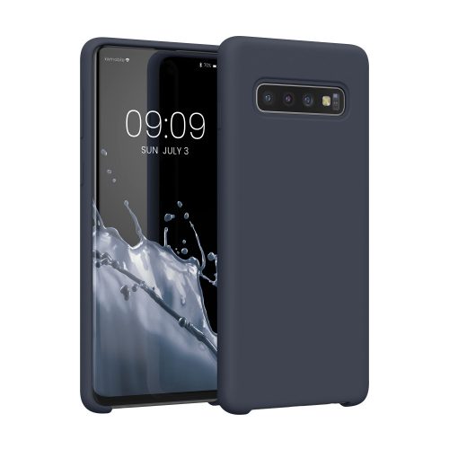 Калъф Kwmobile за Samsung Galaxy S10, силиконов, син, 47732.186