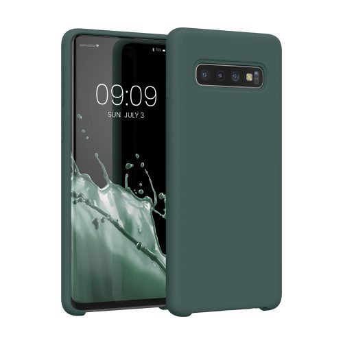 Калъф Kwmobile за Samsung Galaxy S10, Силиконов, Зелен, 47732.169