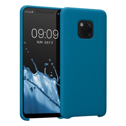 Калъф Kwmobile за Huawei Mate 20 Pro, Силиконов, Син, 52287.224