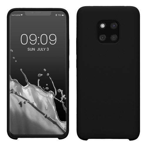 калъф kwmobile за Huawei Mate 20 Pro, Силиконов, Черен, 52287.01