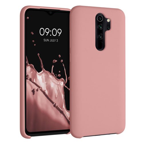 Калъф Kwmobile за Xiaomi Redmi Note 8 Pro, Силиконов, Розов, 50248.193