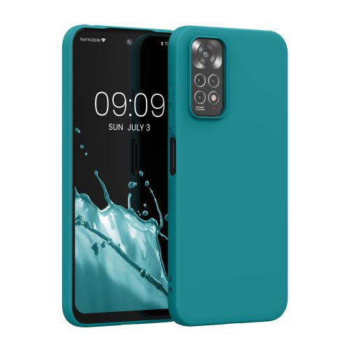 Калъф Kwmobile за Xiaomi Redmi Note 11/Redmi Note 11s, Силиконов, Зелен, 57368.57