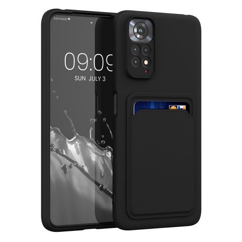 Калъф Kwmobile за Xiaomi Redmi Note 11/Redmi Note 11s, силиконов, черен, 57384.47