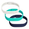 Комплект от 3 каишки за Fitbit Flex 2, Kwmobile, многоцветен, силикон, 39614.205