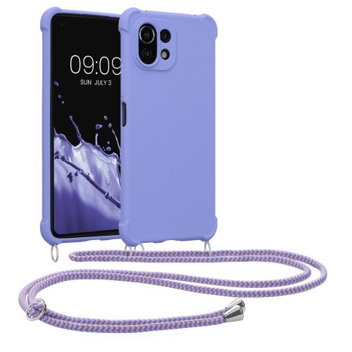 Калъф Kwmobile за Xiaomi Mi 11 Lite 5G/11 Lite 5G NE, силиконов, син, 55902.108