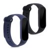 Комплект от 2 каишки за Xiaomi Mi Smart Band 6/Mi Band 6/Mi Band 5, Kwmobile, черен/син, силикон, 57428.02