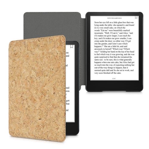 Калъф за Amazon Kindle Paperwhite 11, Kwmobile, кафяв, корк, 57398.24