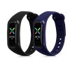 Комплект от 2 каишки за Oppo Band Sport, Kwmobile, черно/синьо, силикон, 57437.01