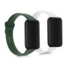 Комплект от 2 каишки за Xiaomi Redmi Smart Band Pro, Kwmobile, бяло/зелено, силикон, 57425.02