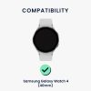 Комплект 2 каишки за Samsung Galaxy Watch 4 (40mm), Kwmobile, сиво/зелено, силикон, 57420.02