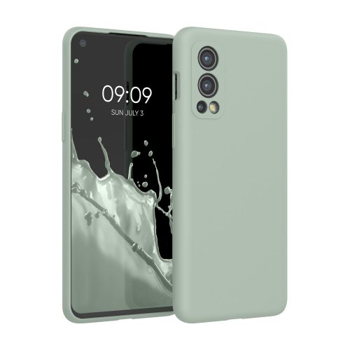 Калъф Kwmobile за OnePlus Nord 2 5G, силиконов, зелен, 56070.172