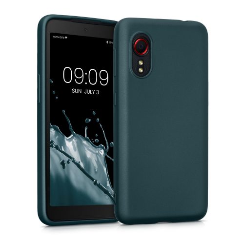 Калъф Kwmobile за Samsung Galaxy Xcover 5, силиконов, зелен, 57527.14