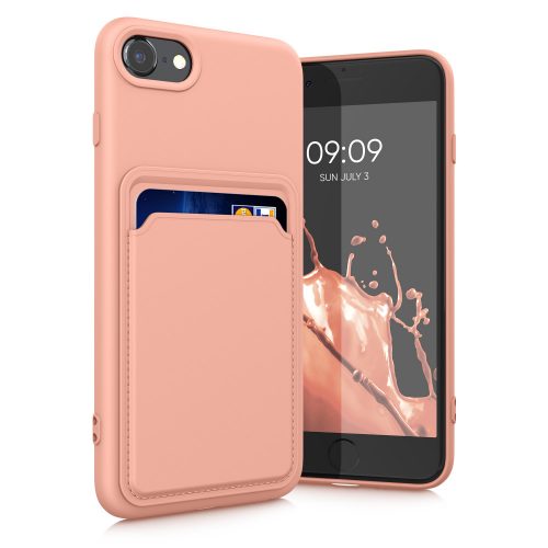 Калъф Kwmobile за Apple iPhone 8/iPhone 7/iPhone SE 2, силиконов, розов, 55117.199