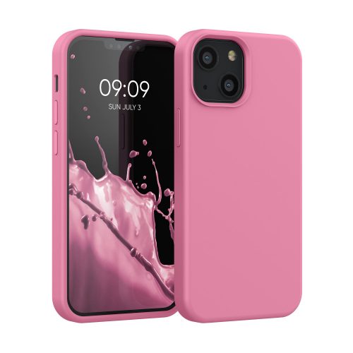 Калъф Kwmobile за Apple iPhone 13 Mini, силиконов, розов, 55877.212