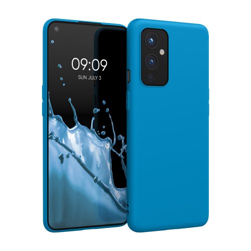 Калъф Kwmobile за OnePlus 9, силиконов, син, 55726.224