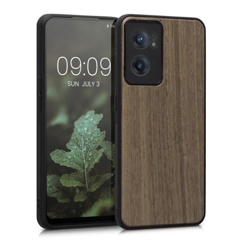 Калъф Kwmobile за OnePlus Nord CE 2 5G, дърво, кафяв, 57641.18