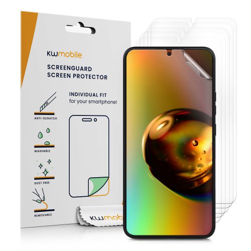 Комплект от 6 броя защитни фолиа Kwmobile за Samsung Galaxy S22 Plus, Front, Polymer, 57608.1