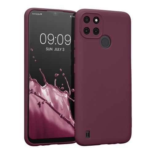 Калъф Kwmobile за Realme C21Y / C25Y, силиконов, лилав, 57576.187