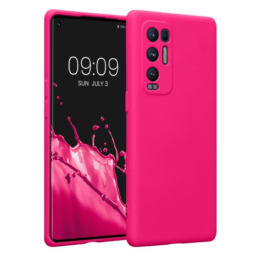 Калъф Kwmobile за OPPO Find X3 Neo, силиконов, розов, 57662.77