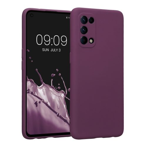 Калъф Kwmobile за OPPO Find X3 Lite, Силиконов, Лилав, 57661.187