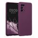 Калъф Kwmobile за OPPO Find X3 Lite, Силиконов, Лилав, 57661.187