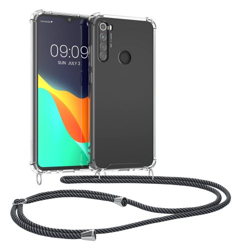 Калъф Kwmobile за Xiaomi Redmi Note 8, Силиконов, Прозрачен, 50183.73