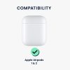 Калъф за слушалки Apple AirPods 2/AirPods 1, Kwmobile, син, силикон, 57659.23