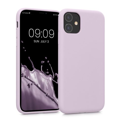 Калъф Kwmobile за Apple iPhone 11, силиконов, лилав, 50791.236