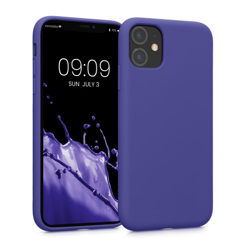 Калъф Kwmobile за Apple iPhone 11, силиконов, син, 50791.234