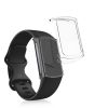 Комплект от 2 калъфа за Fitbit Charge 5, Kwmobile, прозрачен, силикон, 56385.02