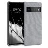 Калъф Kwmobile за Google Pixel 6 Pro, текстилен, сив, 57796.25