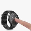 Комплект от 2 калъфа за часовник Xiaomi Watch S1, Kwmobile, черен/прозрачен, пластмаса, 57779.01