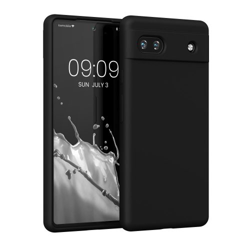 Калъф Kwmobile за Google Pixel 6a, силиконов, черен, 57815.01