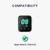 Комплект от 2 каишки за часовник Oppo Watch 1 (46mm), Kwmobile, черен/син, силикон, 57787.01