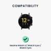 Комплект от 2 каишки за Realme Watch S/Watch S Pro/Watch 2 Pro, Kwmobile, Черен/Зелен, Силикон, 57786.02