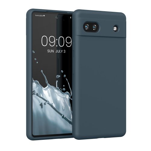 Калъф Kwmobile за Google Pixel 6a, силиконов, син, 57815.202