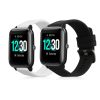 Комплект от 2 каишки за Willful Smartwatch/Fitnesstracker, Kwmobile, черно/бяло, силикон, 57791.01