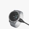 USB кабел за зареждане за Garmin Venu 2 Plus/Fenix 7/Vivomove Sport, Kwmobile, черен, пластмаса, 57777.01