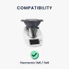 Защитен капак за Thermomix TM6/TM5, Kwmobile, черен/бял, пластмаса, 55449.05