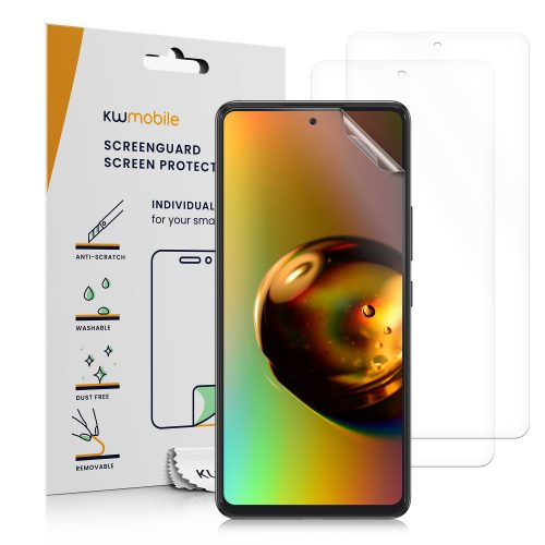 Комплект 3 защитни фолиа Kwmobile за Samsung Galaxy A53 5G, Предно, Полимерно, 57870.1