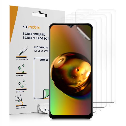 Комплект от 6 защитни фолиа Kwmobile за Samsung Galaxy A13, Front, Polymer, 57883.1