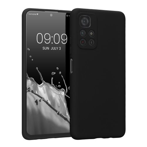 Калъф Kwmobile за Xiaomi Redmi Note 11S 5G/Poco M4 Pro 5G, силиконов, черен, 57925.47